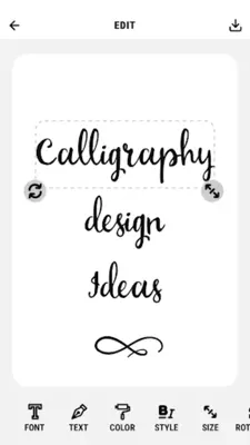 Calligraphy Design Ideas android App screenshot 14