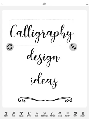 Calligraphy Design Ideas android App screenshot 6